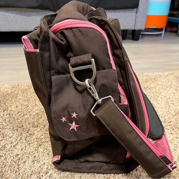 JuJuBe Be Prepared Diaper Bag in Brown and Pink - Picture 11 of 15
